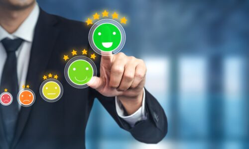customer review satisfaction feedback survey concept