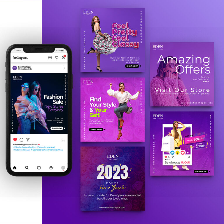 Eden The Shoppe - digital agency work